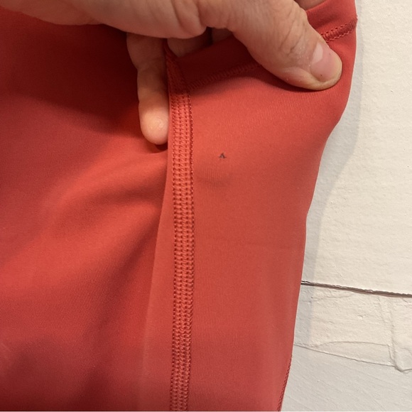 Lululemon Wunder Train High Rise Salmon/orange Leggings - Size 4 - Picture 7 of 7